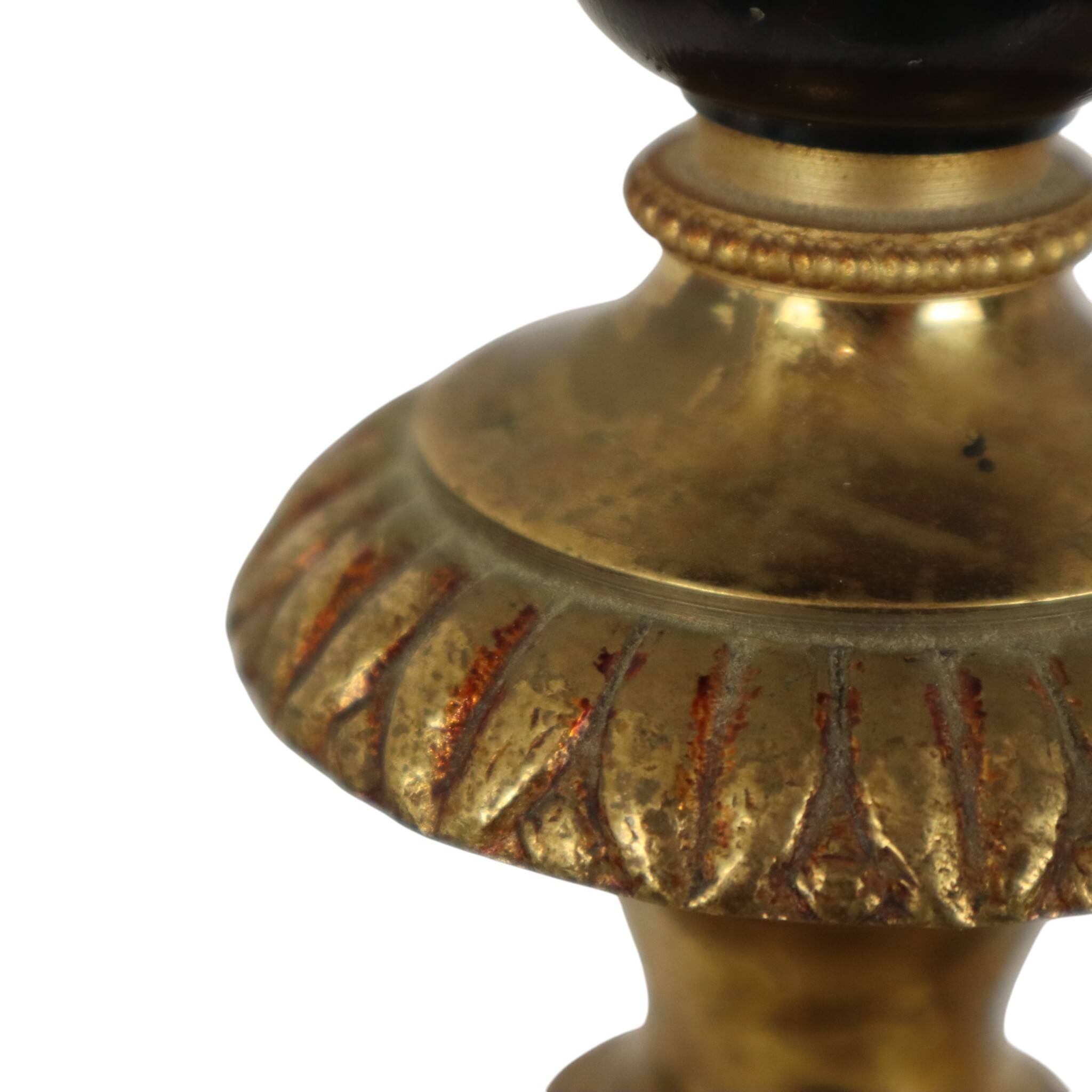 Large Brass Table Lamp Classic French Empire Style