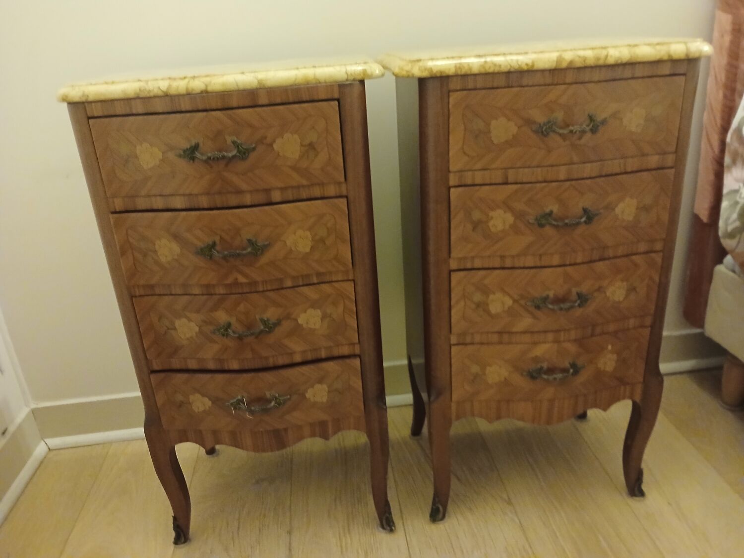 Pair of Louis XV style week drawers