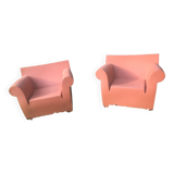 Deux Bubble chairs de Philippe Starck édition Kartell