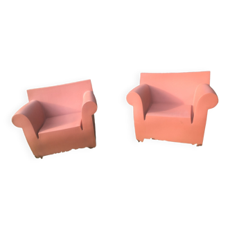 Two Bubble chairs by Philippe Starck Kartell edition