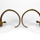 Coffee table with mouflons by Alain Chervet, circa 1970