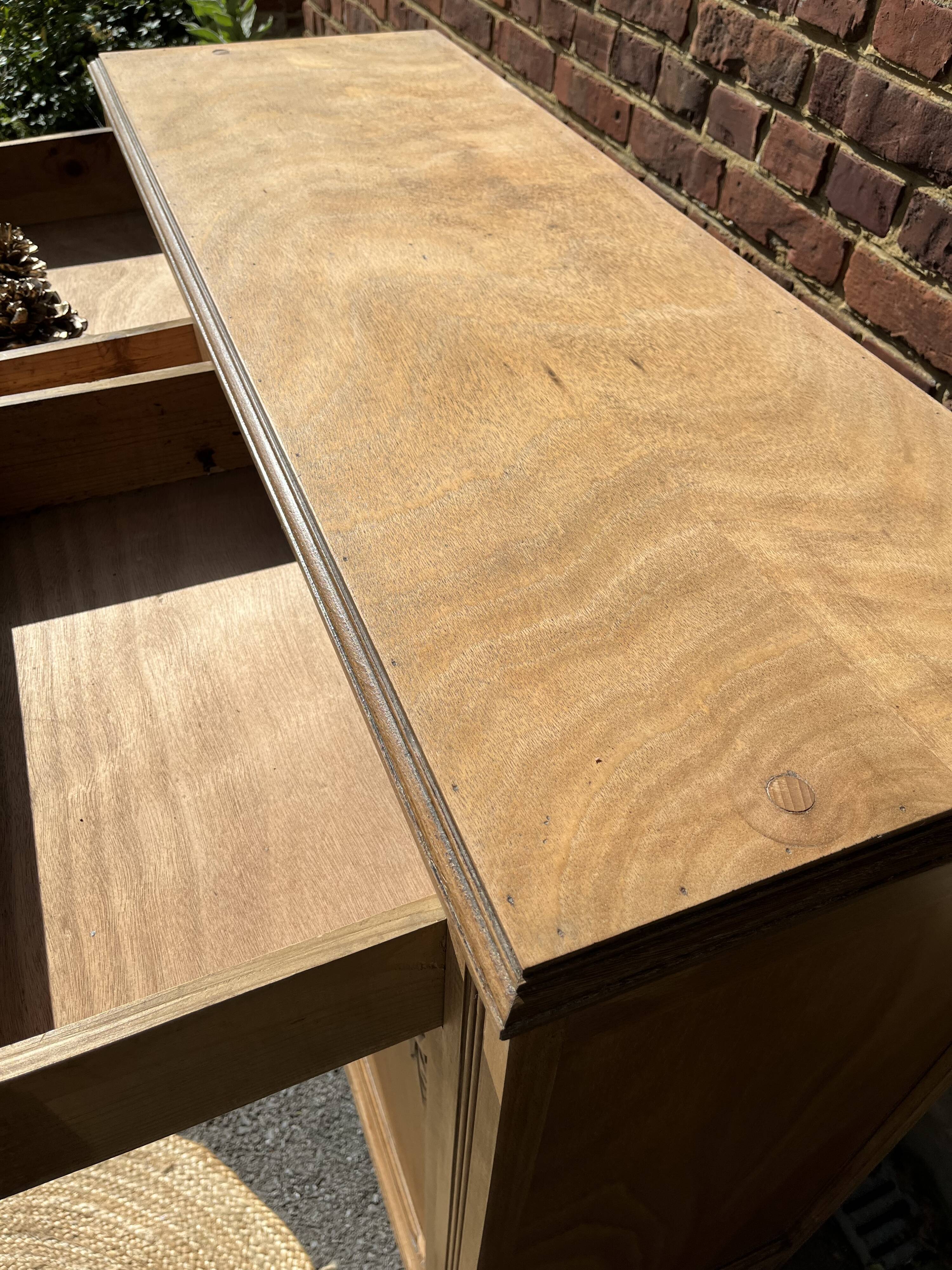 Art deco sideboard shell handles