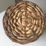Cache pot vintage en osier