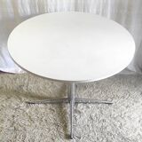 Dining table design chrome metal and formica – 70s