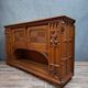 buffet ancien en chêne sculpté – style gothique / néo-gothique / XXeme