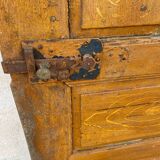 Interior door in painted fir