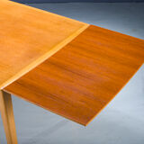 Extendable teak dinner table, 1960