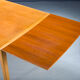 Extendable teak dinner table, 1960