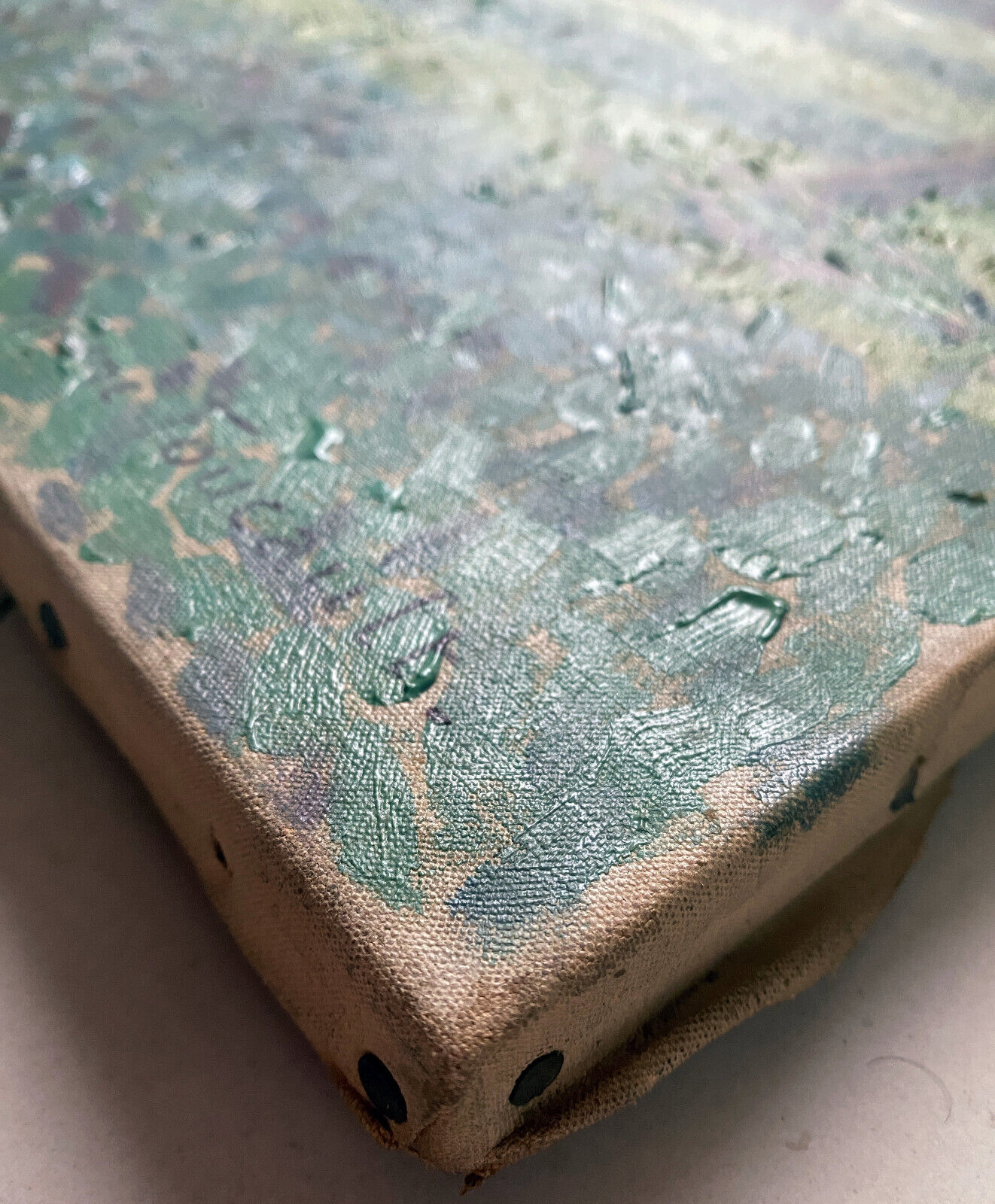 HST painting "Sunny Glade" Impressionism Hélène Foucault (1886-1959)