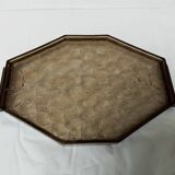 Smoked glass tray