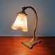 Art Deco desk lamp, signed Le verre Français, 1920s-30s