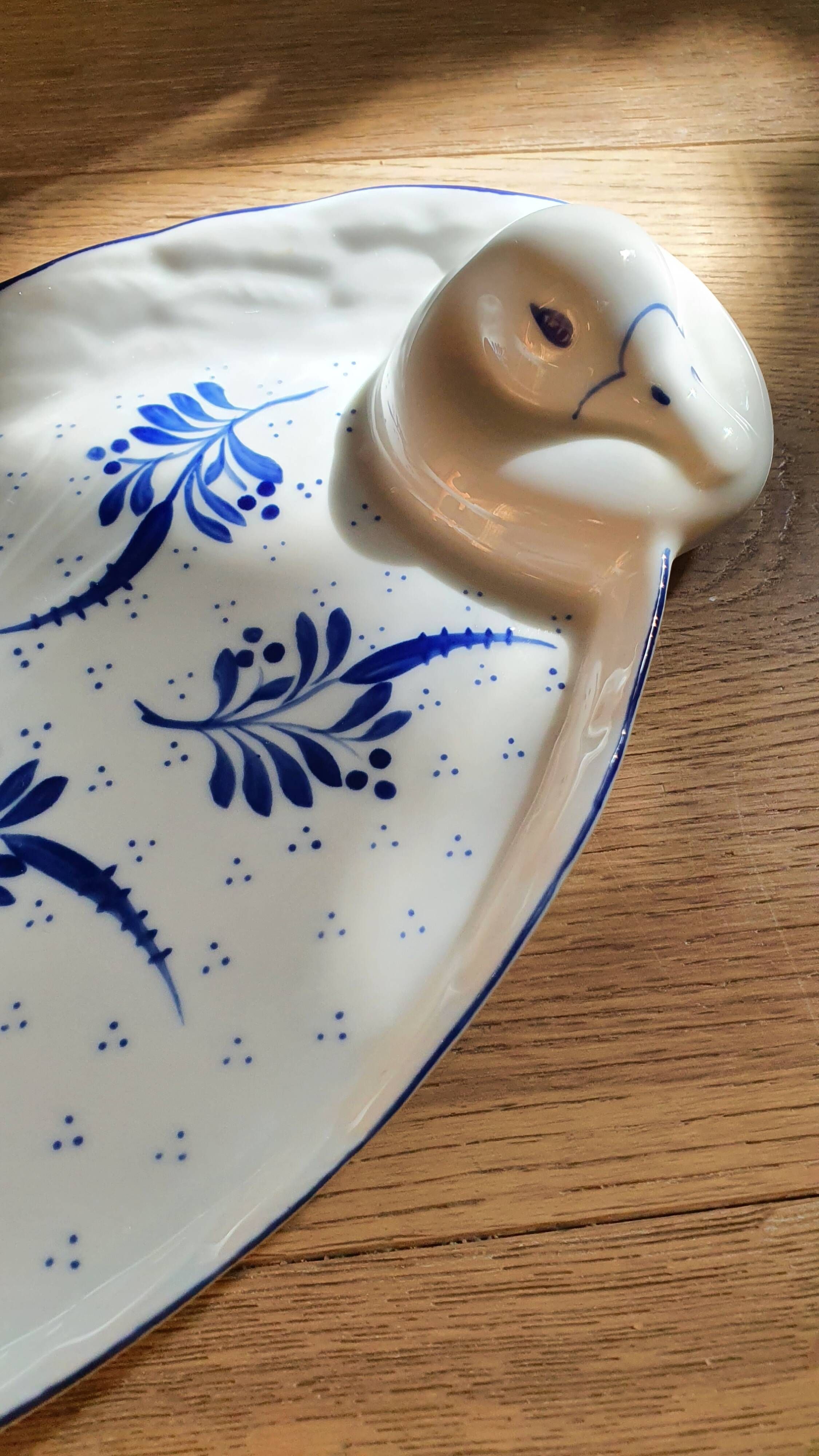 Cup or pocket tray Sleeping swan Les Ateliers des Glycines