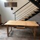Renovated farmhouse table
