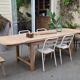 Renovated farmhouse table with extensions