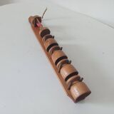 Vintage wooden egg cup from the 70s