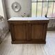 Oak and marble counter 1950