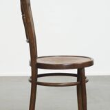 Bistro chair with carved seat