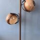 Herda floor lamp - mushroom floor lamp - mid-century brown