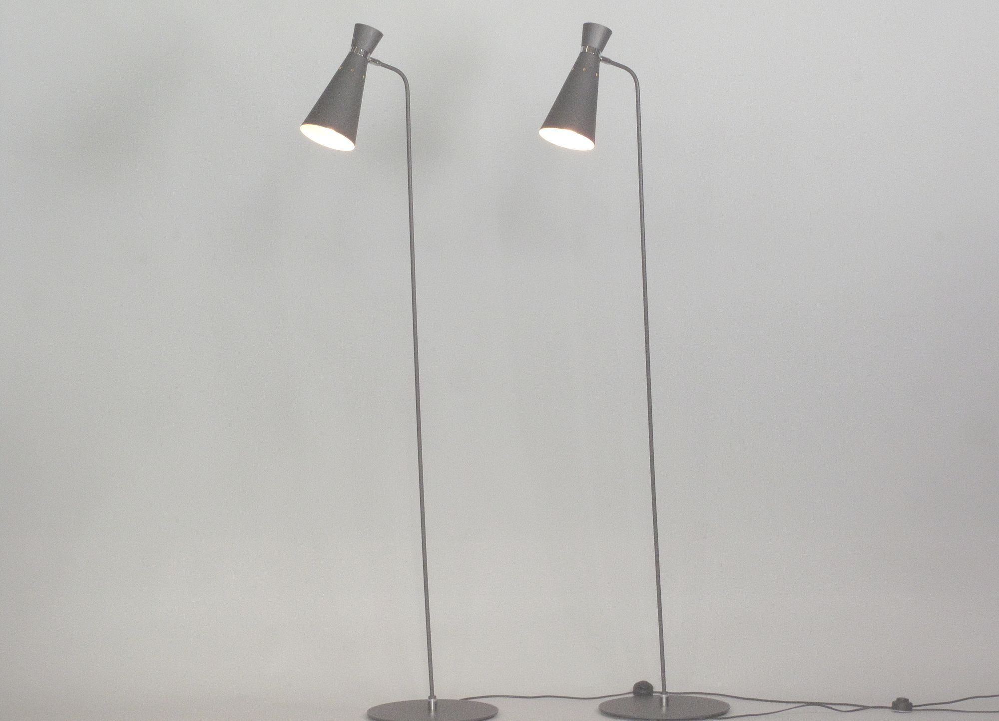 Two Diabolo Floorlamps