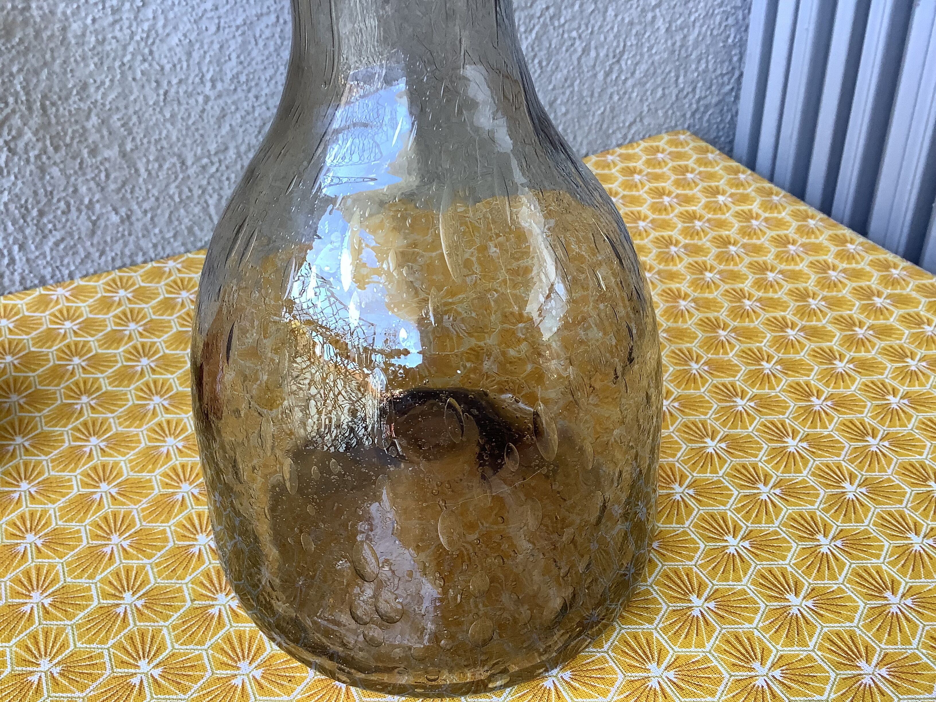 Bendor vase in bubble blown glass - art glassware