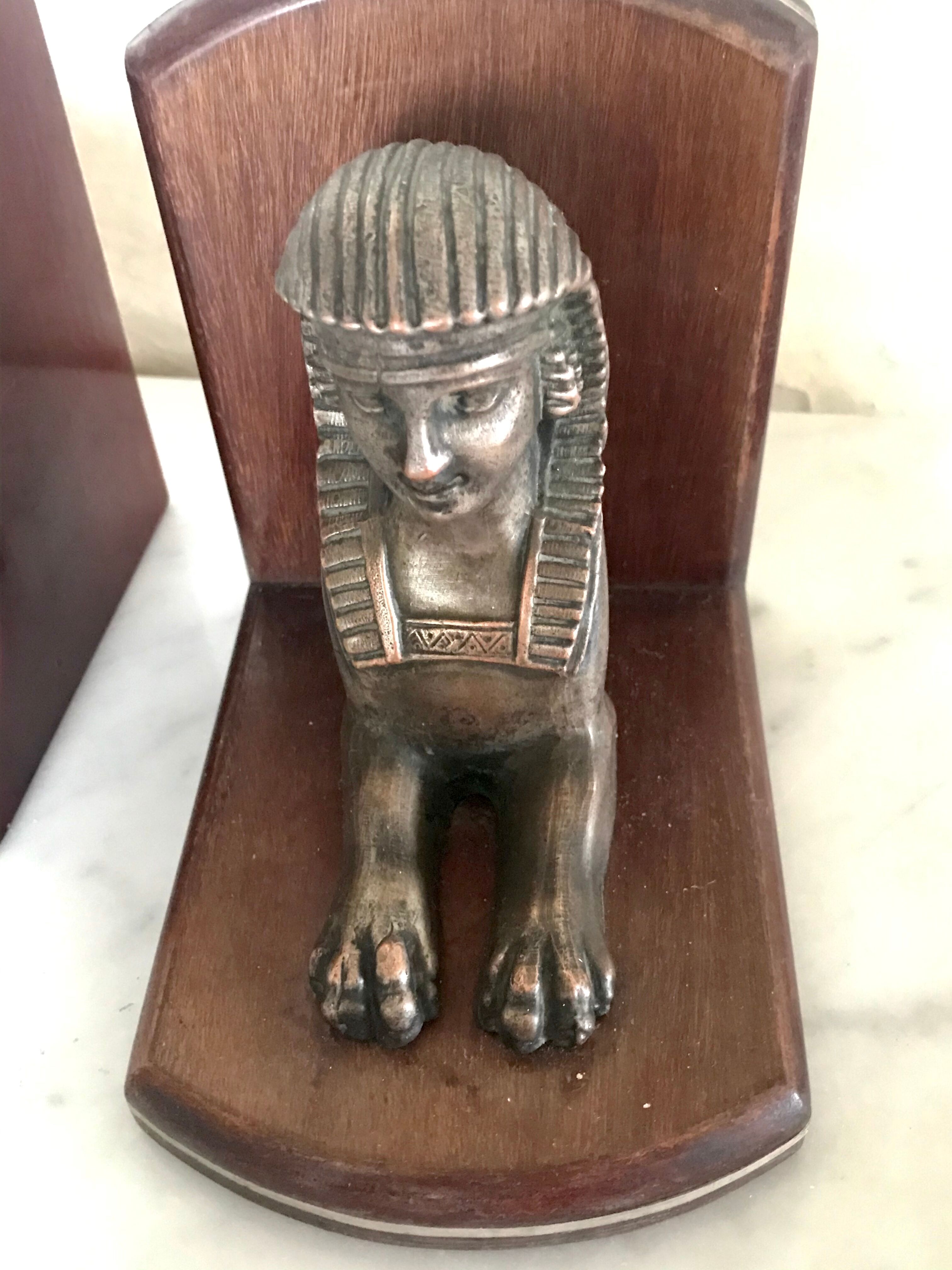 Art deco sphinx bookends