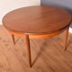 Restored Teak 1960s Retro G Plan Fresco Round Table & 4 Chairs Victor Wilkins