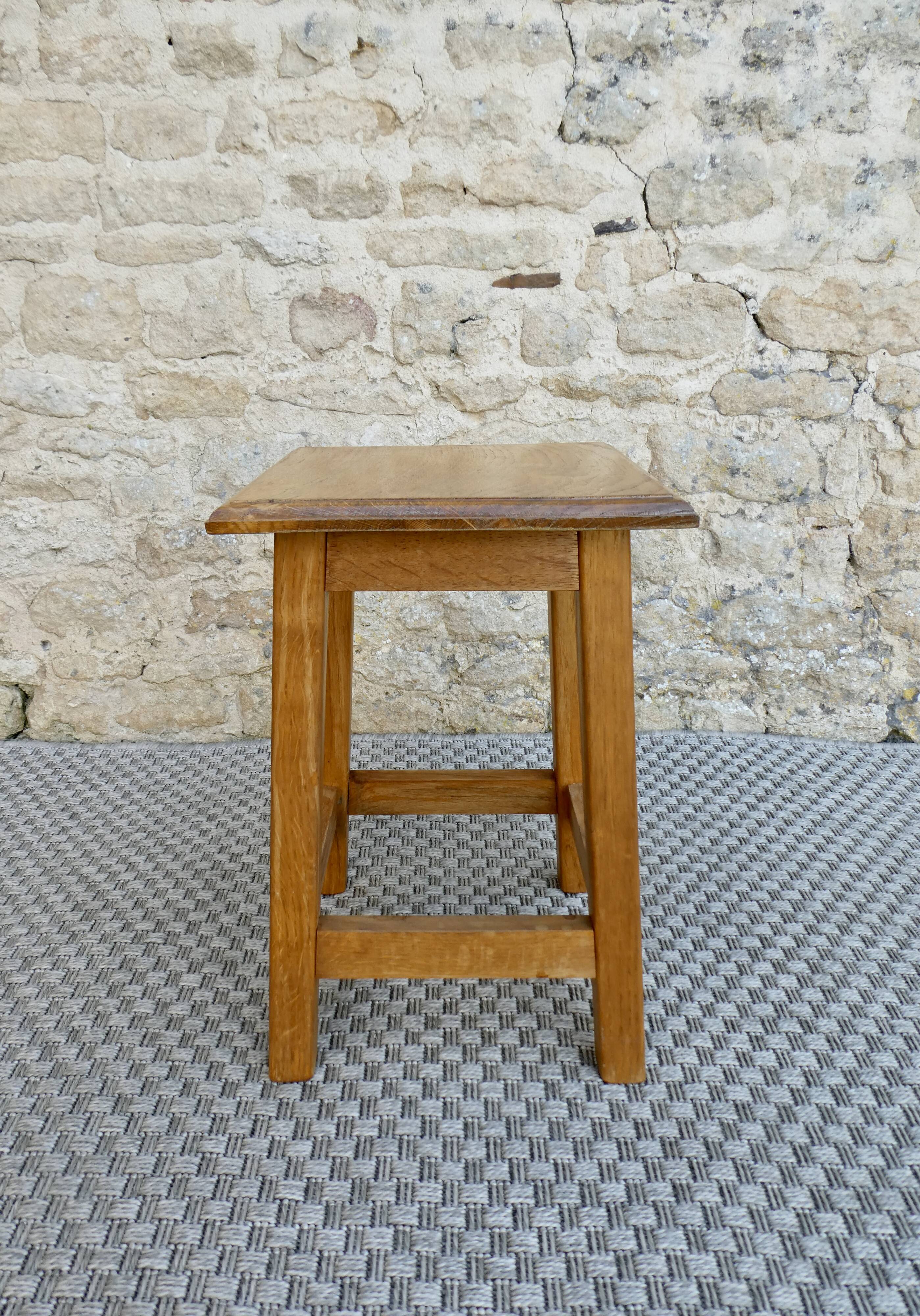 Wooden stool from the 1960s-70s