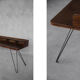 Vintage mid-century german walnut lady desk, 1950s