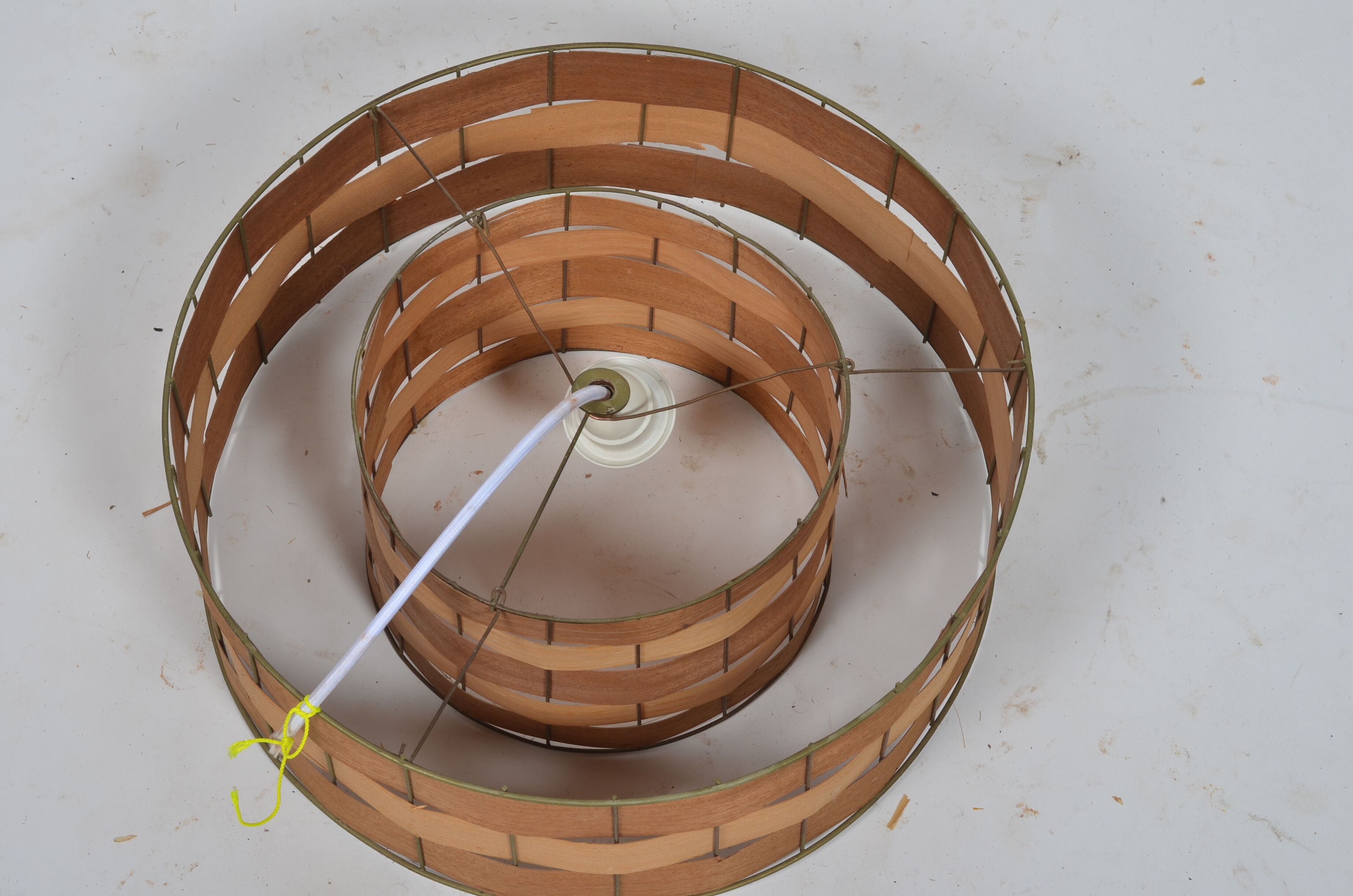 Scandinavian wooden pendant lamp