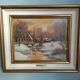Oil on canvas painting signed F. NOHA
