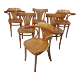 Set of 6 bistro chairs and armchairs