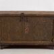 Antique chest carved with floral motifs (c.1820)