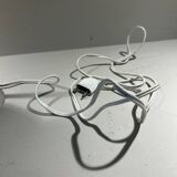 Vintage brushed steel desk lamp