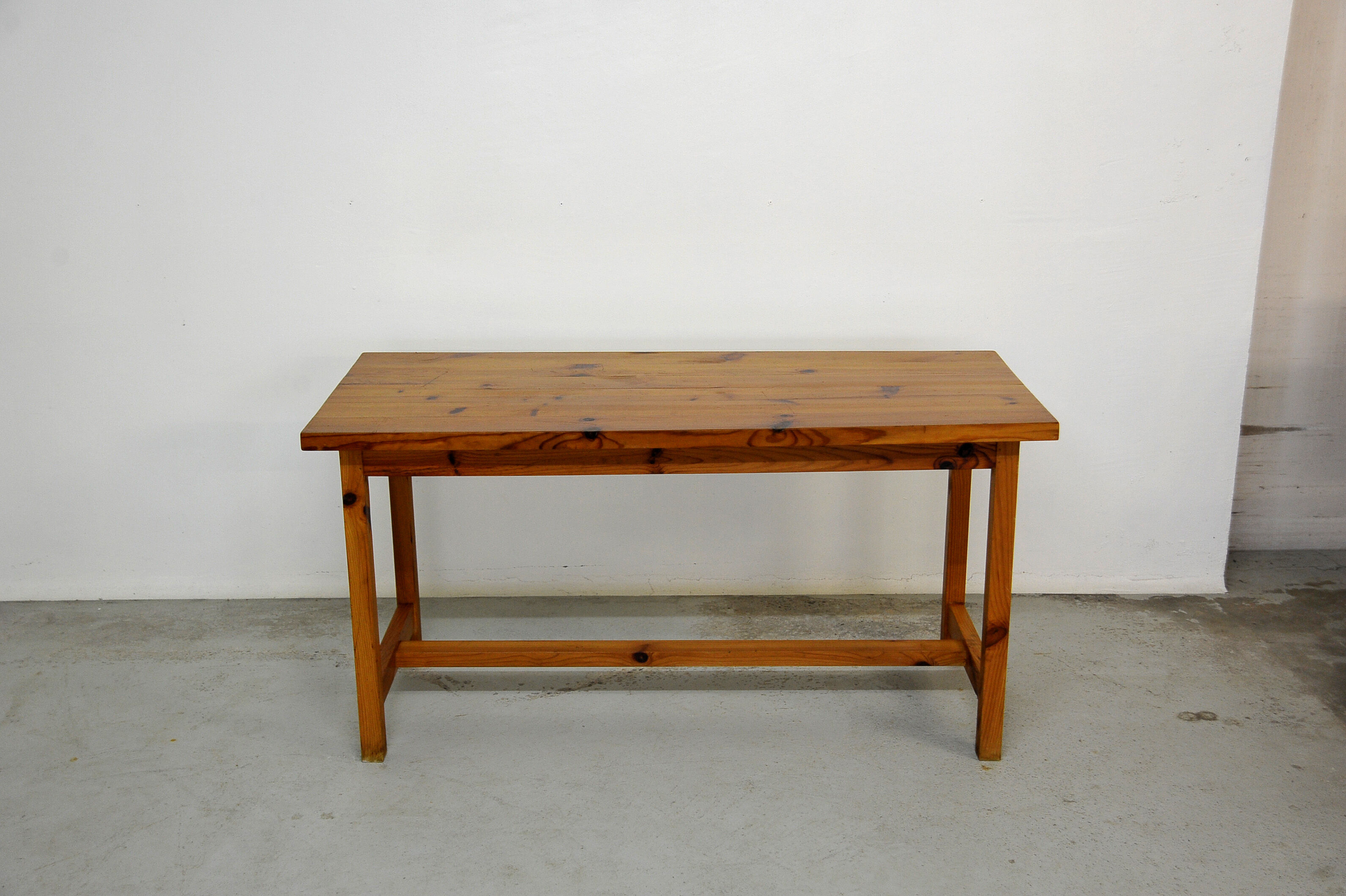 Solid pine table 1970s