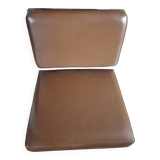 Leather armchair set