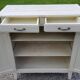 Old Parisian buffet 2 doors 2 drawers patinated white