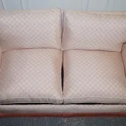 Two-Seater Sofa from Country House with Cushioned Pillows, England