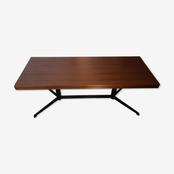 Coffee table transformable into high table