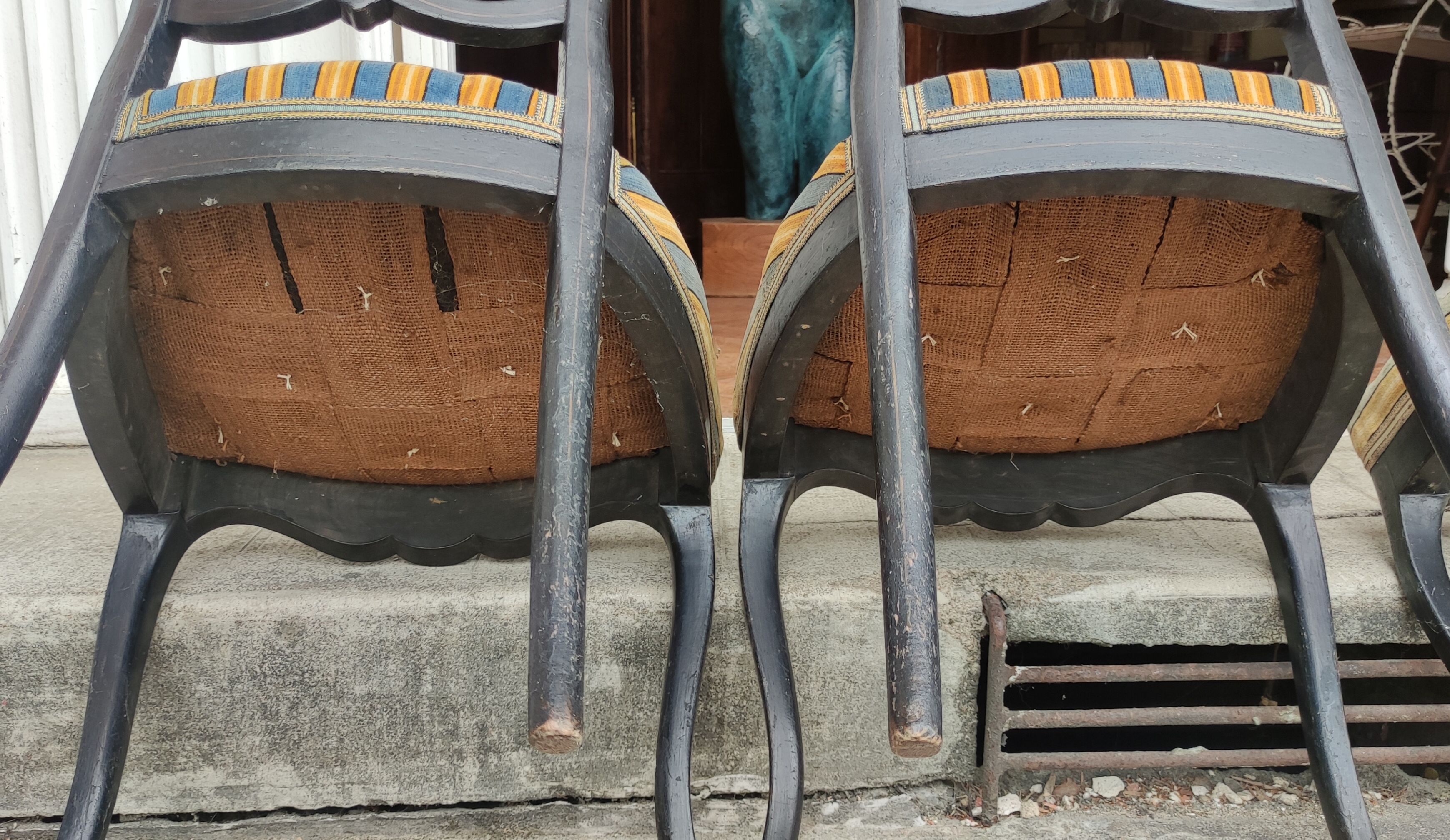 4 Napoleon III chairs