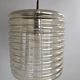 Pendant glass lamp by Peill & Putzler 1970s