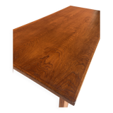 Farmhouse table Scandinavian brutalist dining table vintage 1960s legs com