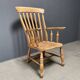 English Windsor chair in light elm wood
