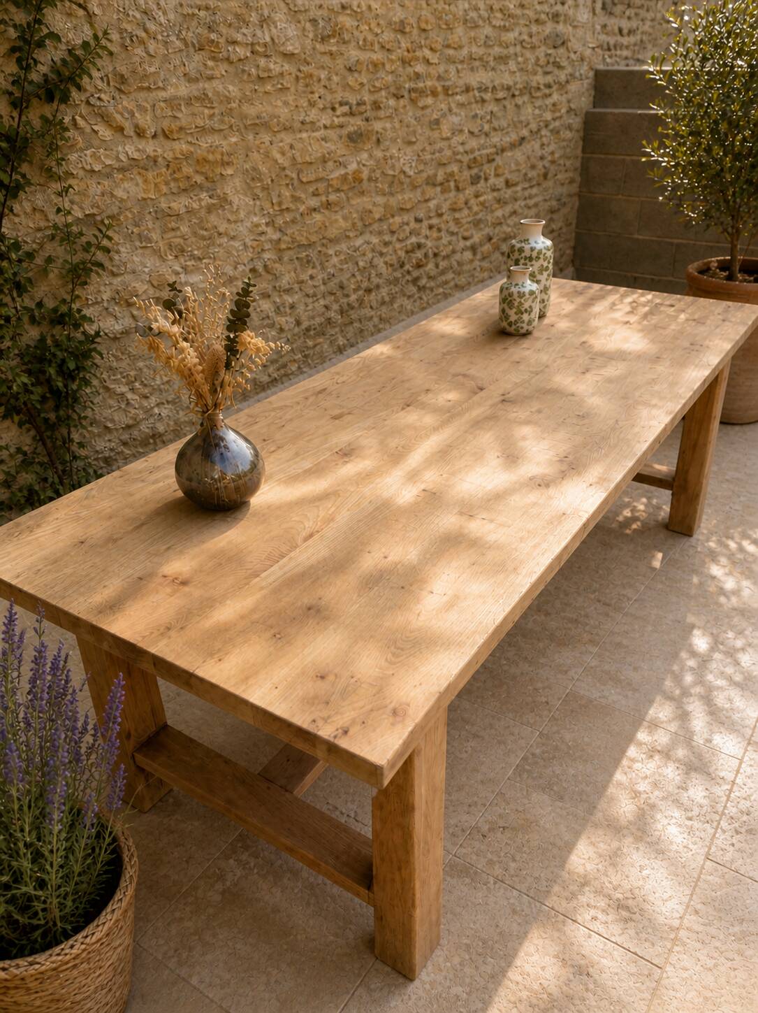 Renovated farmhouse table