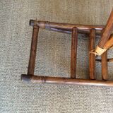 Rattan rocking horse