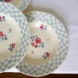 4 hollow plates of Digoin and Sarreguemines model Bastia 220629