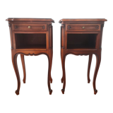 Pair of stylish bedside tables