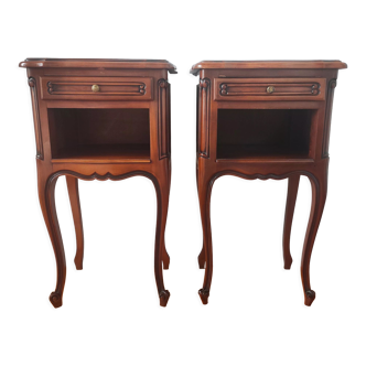 Pair of stylish bedside tables