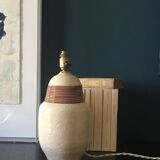 Cracked ceramic lamp foot