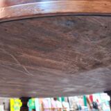 Mahogany hot water bottle table late XIX th