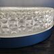 Round ceiling light in holophane glass, 1960s